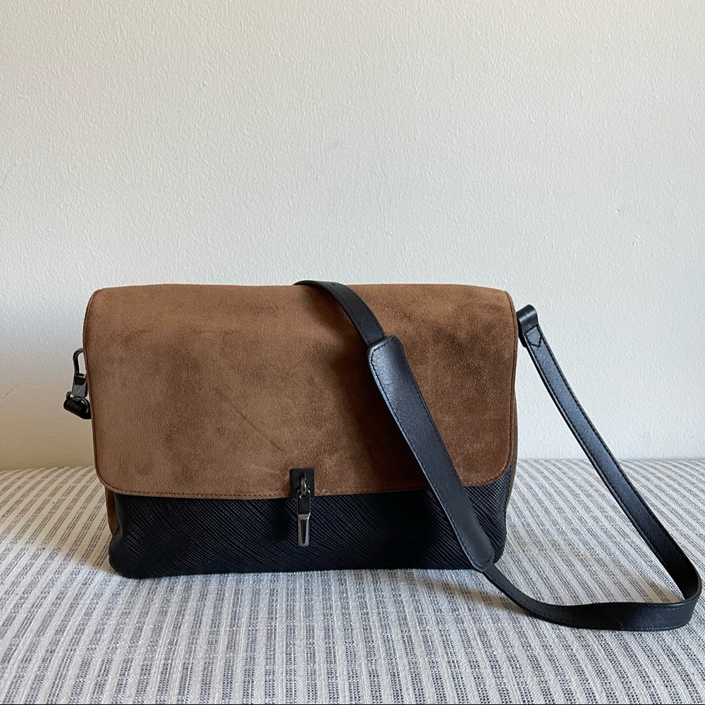 Elizabeth and I James Leather Suede Bag